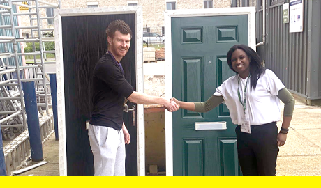 Mulalley Marketplace donates doors to New City College Rainham