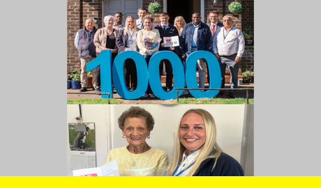 Celebrating 1000 installations on our Greenwich contract